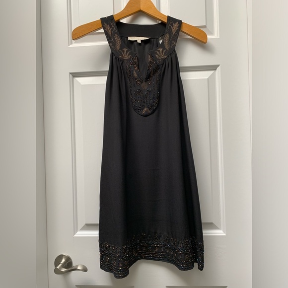 WHAT GOES AROUND COMES AROUND 💯 silk beaded and embroidered dress - Picture 13 of 13